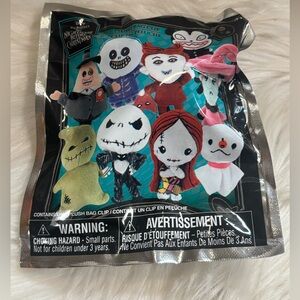 Nightmare Before Christmas 3D Plush Bag Clip Series -Blind Bag Keychain